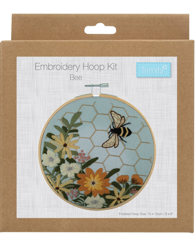 Trimits Embroidery Hoop Kit Bee