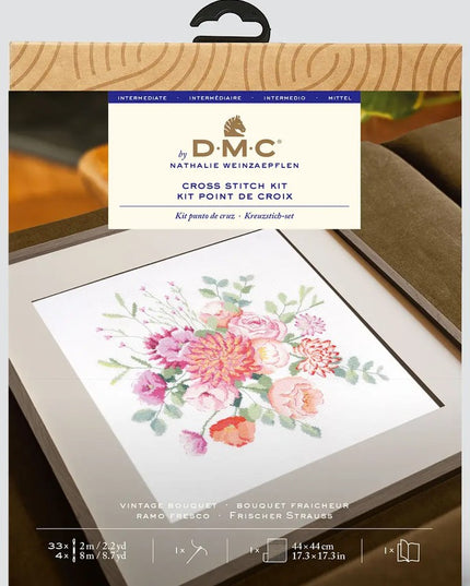 DMC Cross Stitch Vintage Bouquet BK1990