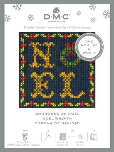 DMC Christmas Mini Cross Stitch Kit Snowy House