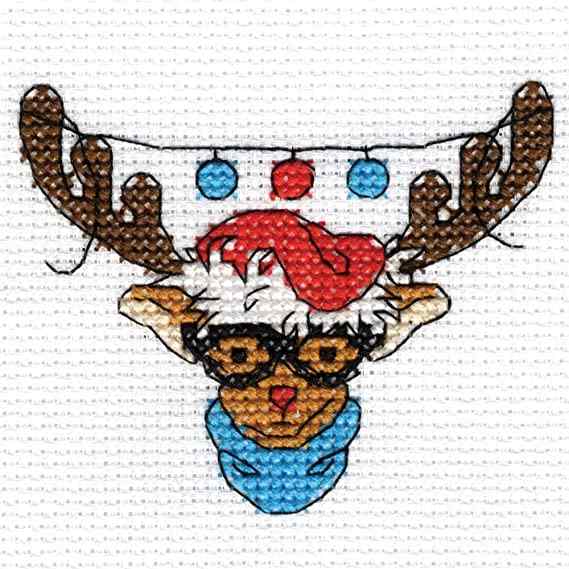 DMC Christmas Characters Mini Cross Stitch Rudolph