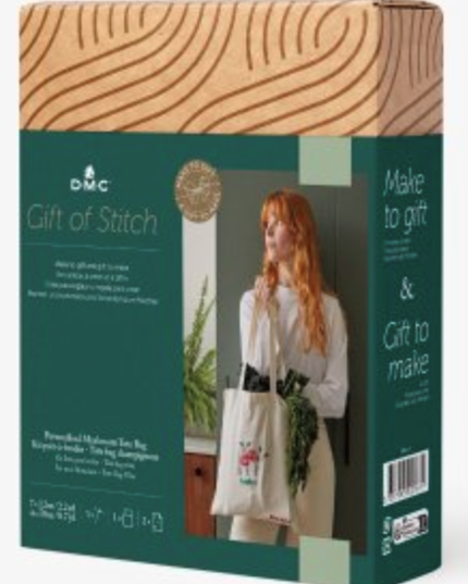 DMC Gift Of Stitch Personalised Mushroom Tote Bag Kit