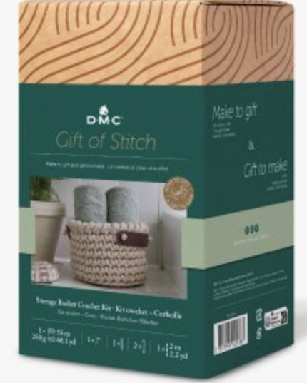 DMC Gift Of Stitch Storage Basket Crochet Kit CR104K