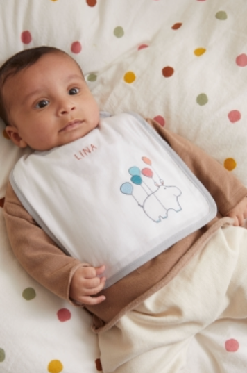 DMC Gift Of Stitch Floating Hippo Stitchable Bib Kit RK207