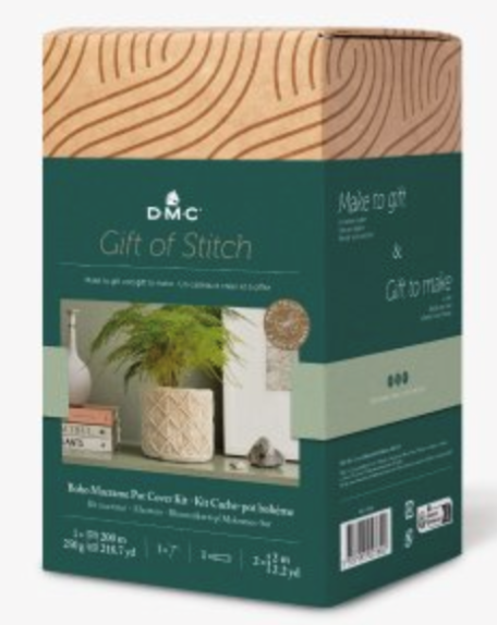 DMC Gift Of Stitch Boho Macrame Pot Cover Kit MC106K