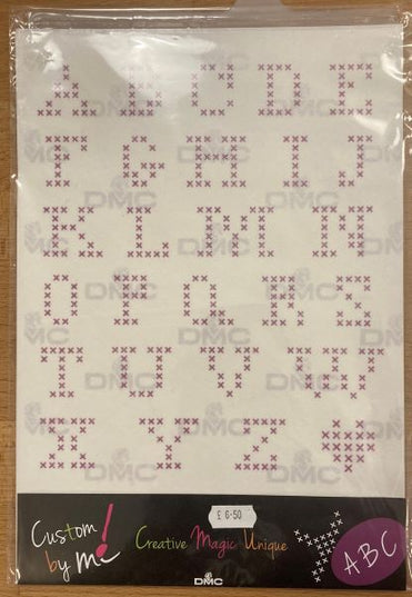 Cross stitch soluble designs ABC CAPITALS