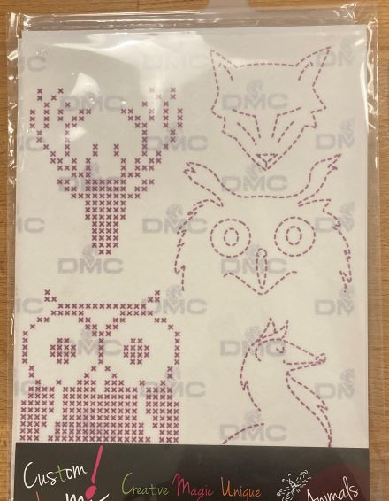 Cross stitch soluble designs ANIMALS COLLECTION