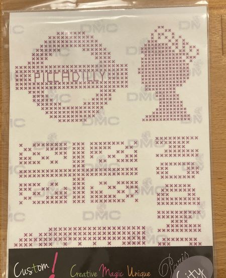 Cross stitch soluble designs CITY COLLECTON