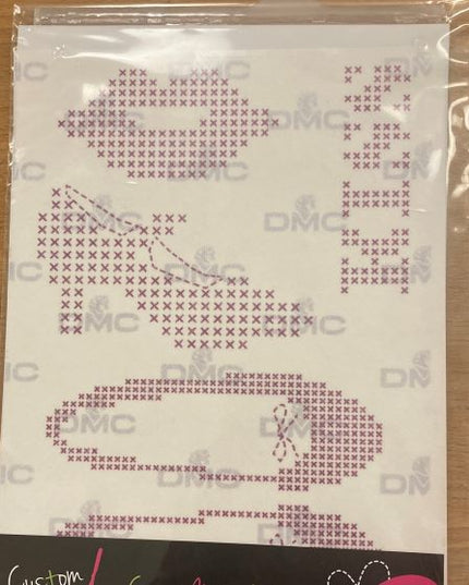Cross stitch soluble designs GLAMOUR COLLECTON SHOES AND KISS
