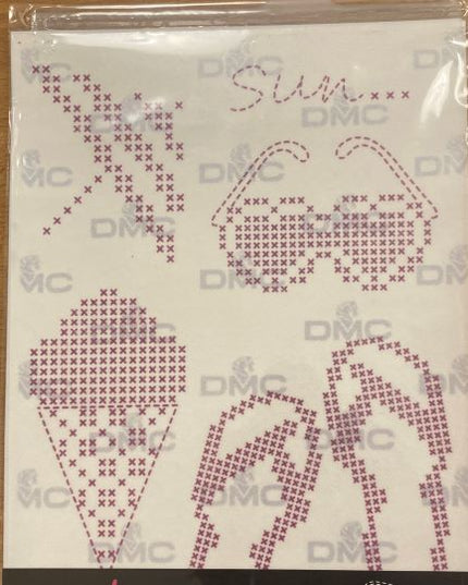 Cross stitch soluble designs SUMMER COLLECTON