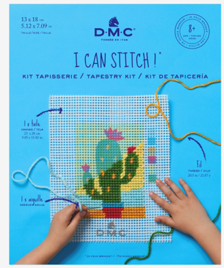 DMC Children's Tapestry Kit The Cactus C06N86K