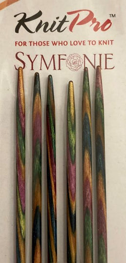 Knitpro Symfonie Double Pointed Needles 20cm 3.5mm