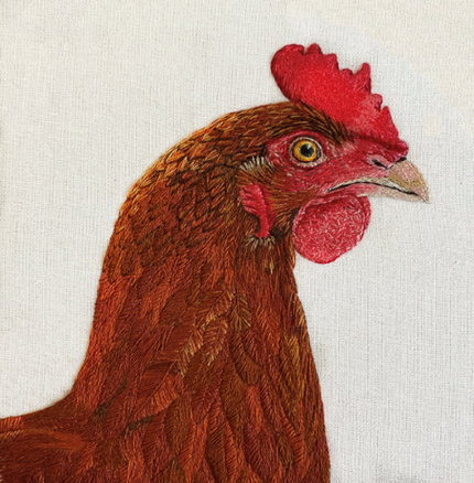 Embroidery Kit Hen