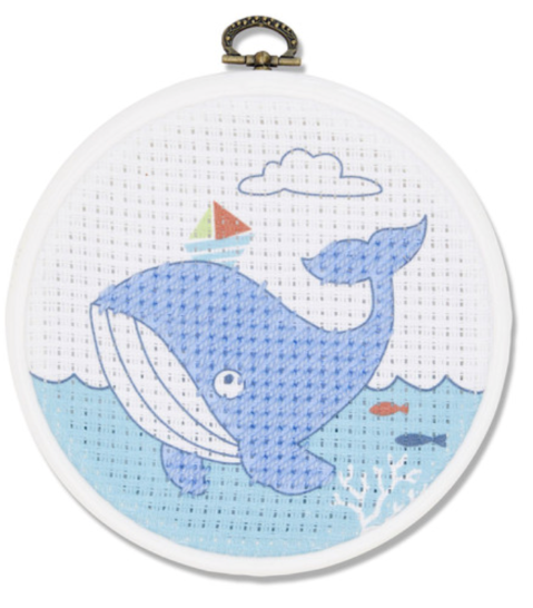 DMC Children's Embroidery Kit The Whale BK1840