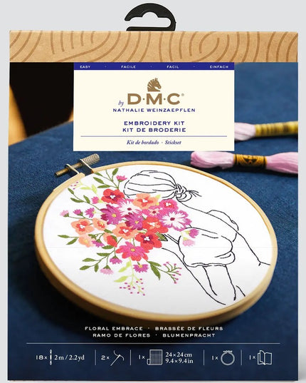 DMC Embroidery Kit Floral Embrace TB233