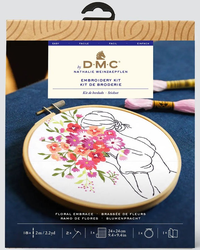 DMC Embroidery Kit Floral Embrace TB233