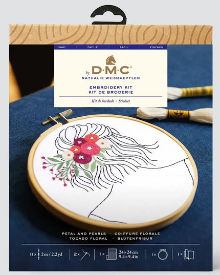 DMC Embroidery Kit Petal and Pearls TB232