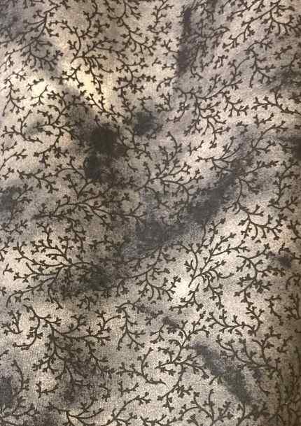 Fabric Cotton Batik BLACK WITH BLACK PATTERN