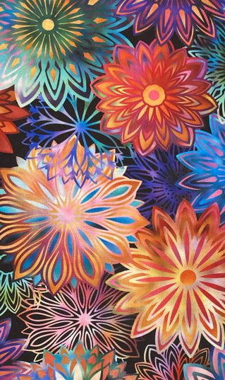 Fabric Jason Yenter Cotton DAZZLE 1JYP-1