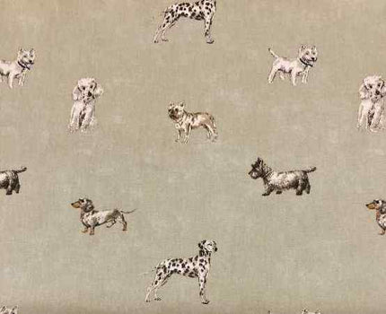 Fabric Heavy Cotton DOGS