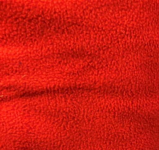 Fabric Fleece RED