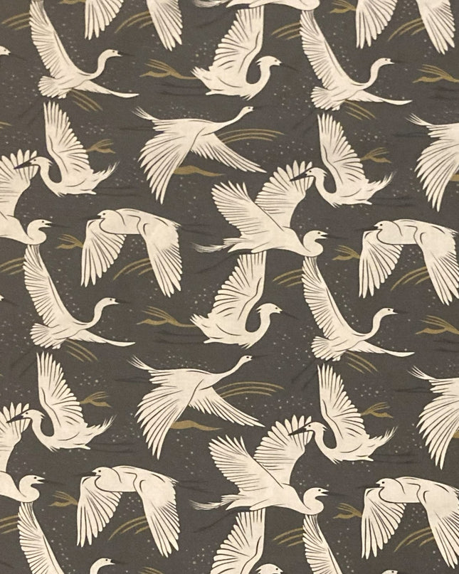 Fabric Eastlyn Souk Heather Dutton FLIGHT CHARCOAL