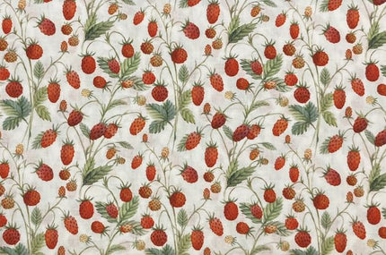 Fabric Hedgehog Hollow Cotton  STRAWBERRY