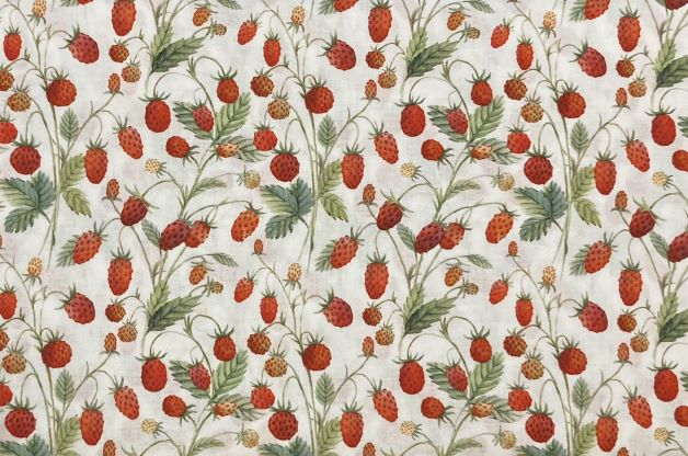 Fabric Hedgehog Hollow Cotton  STRAWBERRY