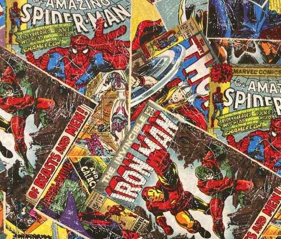 Fabric MARVEL COMIC BOOK