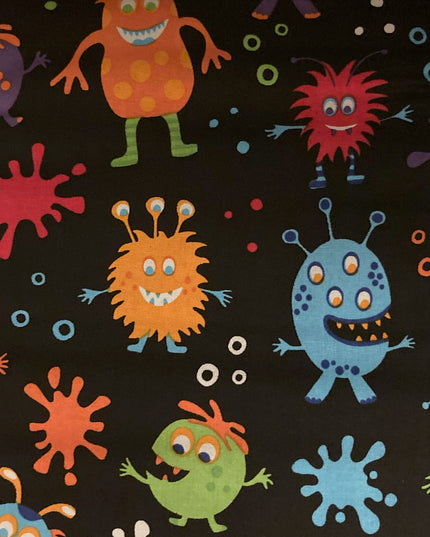 Fabric FUNNY MONSTERS