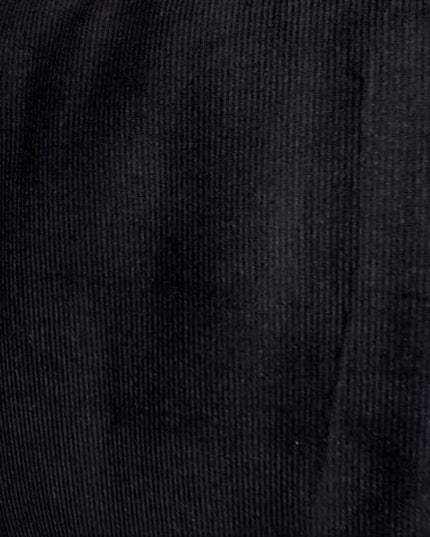 Fabric Cotton Needle Cord BLACK