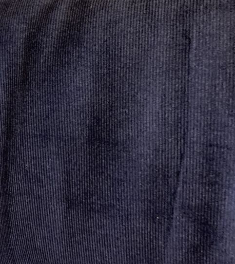 Fabric Cotton Needle Cord NAVY