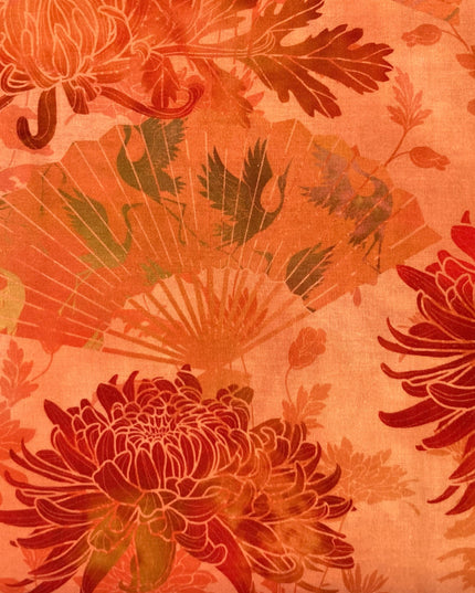 Fabric Jason Yenter Cotton ORIENTAL GARDEN AS 2OG-1