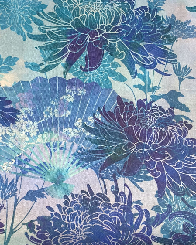 Fabric Jason Yenter Cotton ORIENTAL GARDEN AS 2OG-2