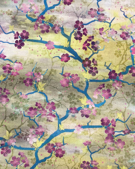 Fabric Jason Yenter Cotton ORIENTAL GARDEN AS 6OG-3