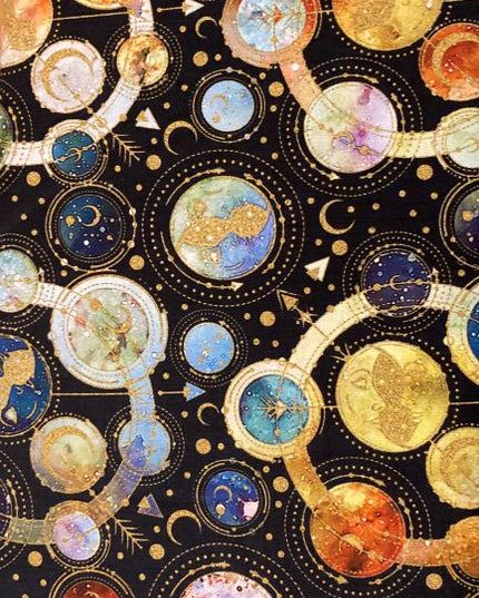 Fabric Jason Yenter Cotton COSMOS 4COS-1