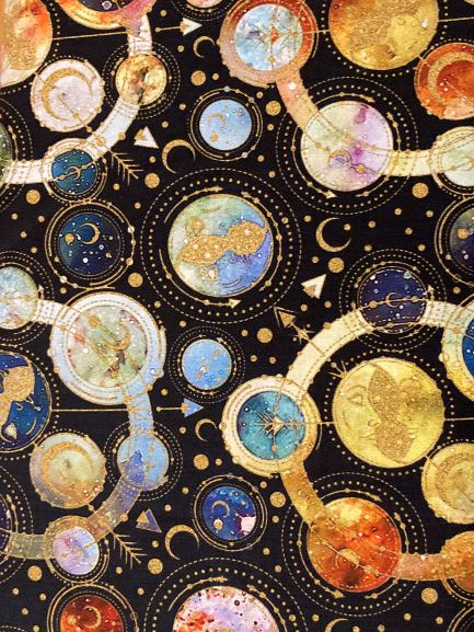 Fabric Jason Yenter Cotton COSMOS 4COS-1