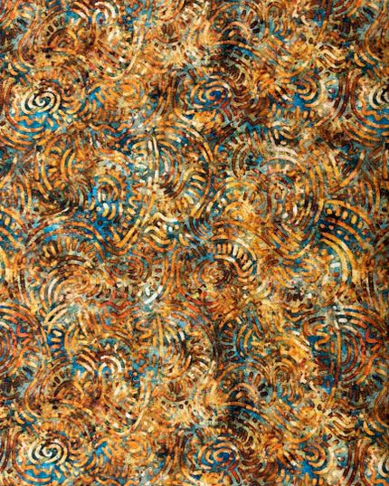 Fabric Prehistoric ORANGE