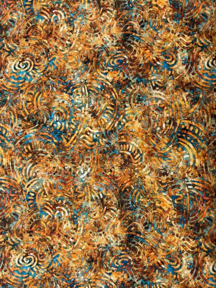 Fabric Prehistoric ORANGE