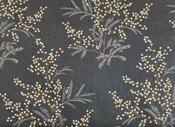 Fabric SPRIG ON BLUE