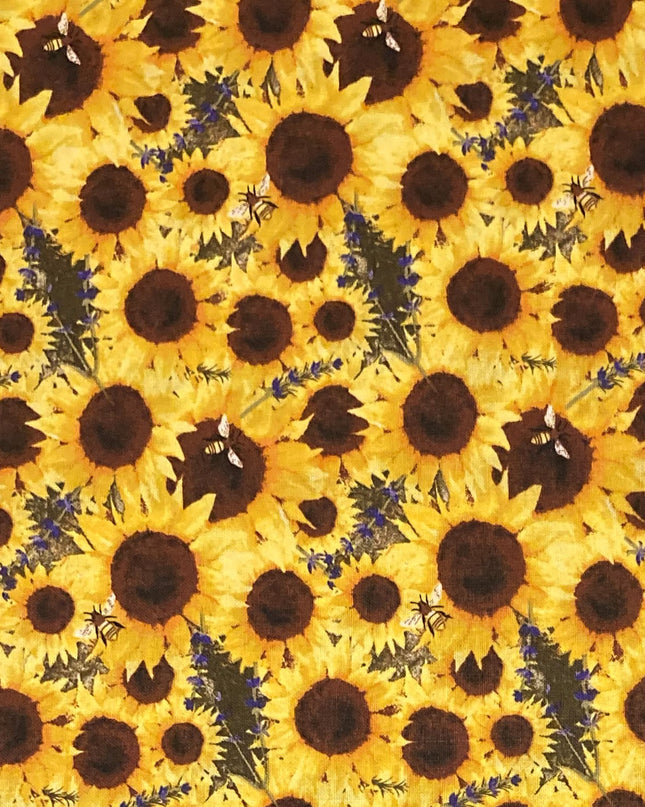 Fabric SUNFLOWER FIELDS
