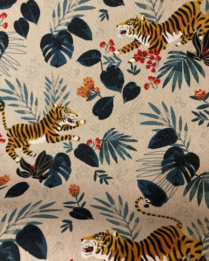 Fabric Heavy Cotton TIGER