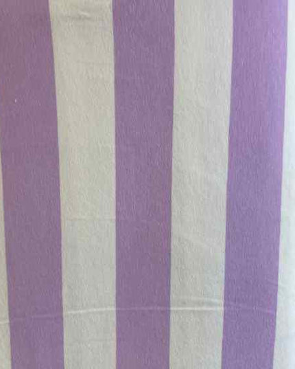 Fabric Jersey TILLY AND THE BUTTONS WIDE STRIPE LILAC