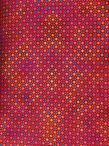 Fabric Unusual Garden CIRCLES