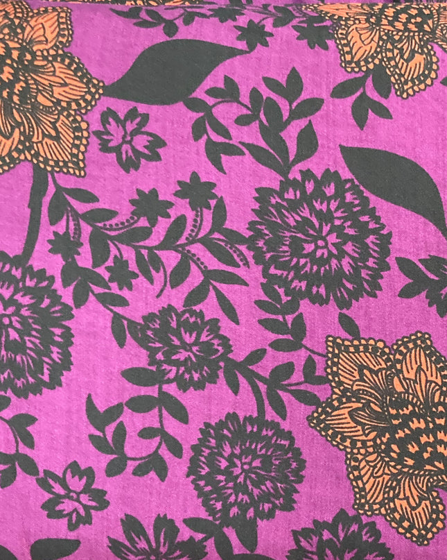 Fabric 100% Viscose PLUM