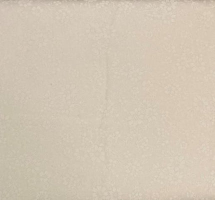 Fabric WHITE DAISY ON WHITE