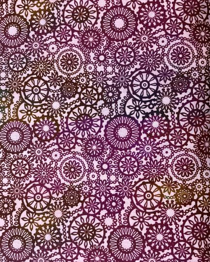 Fabric Jason Yenter Cotton Seasons PURPLE