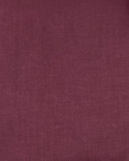 Fabric Plain Cotton Organic MULBERRY
