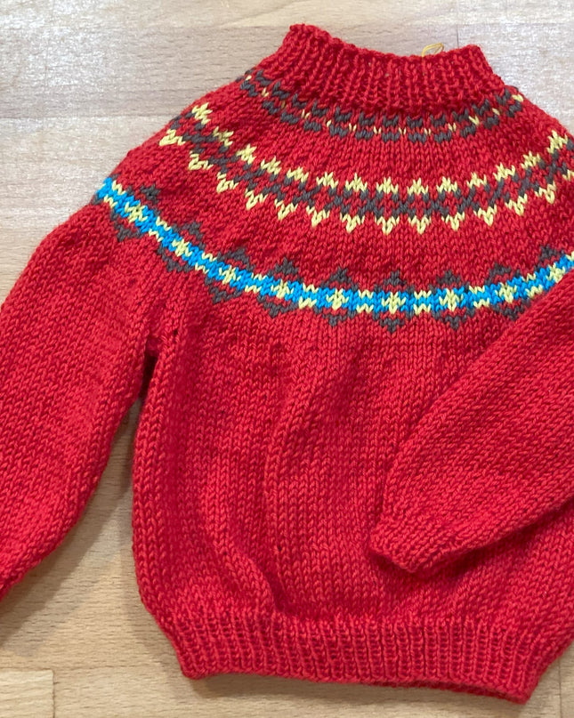 Garment Childs Jumper 18" chest Red