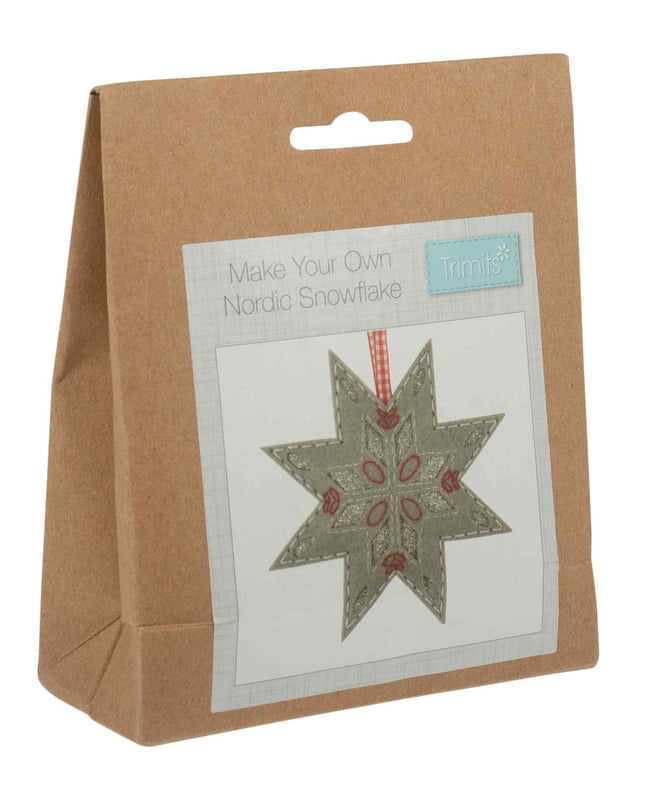 Make your own Felt Kit - Nordic Snowflake