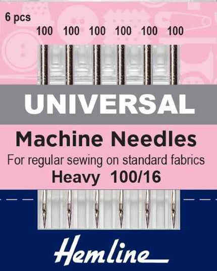 Sewing machine needles Universal Heavy 100/16 80/12 H100.100